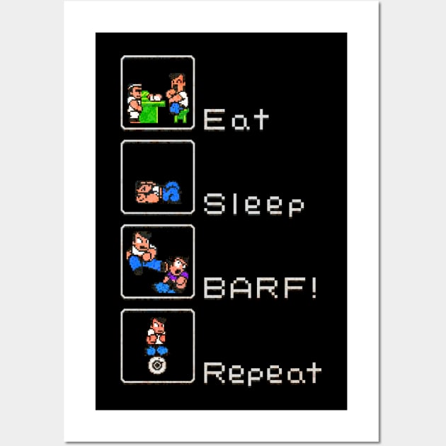 Eat Sleep BARF! Repeat Wall Art by CCDesign